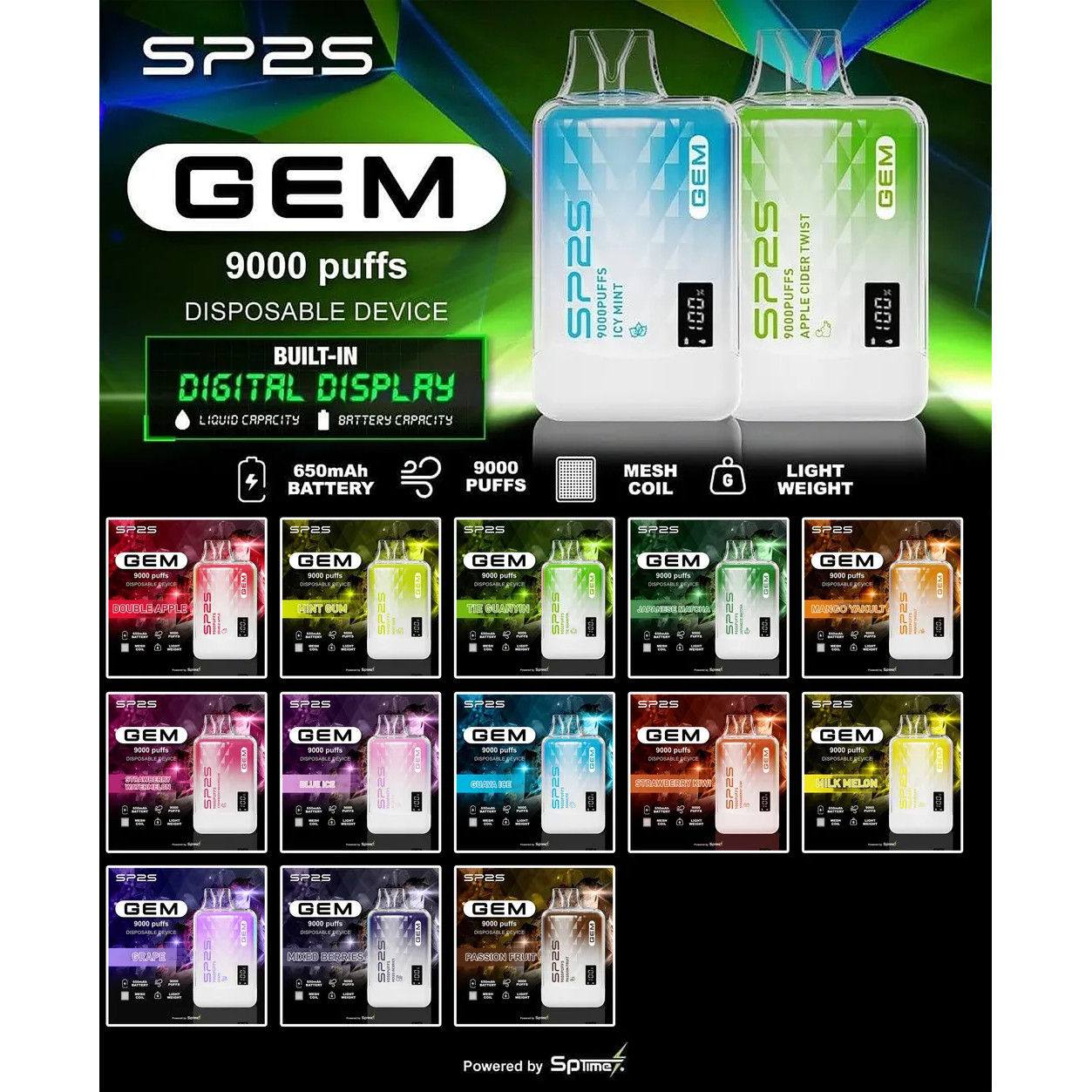 sp2s拋棄式9000口