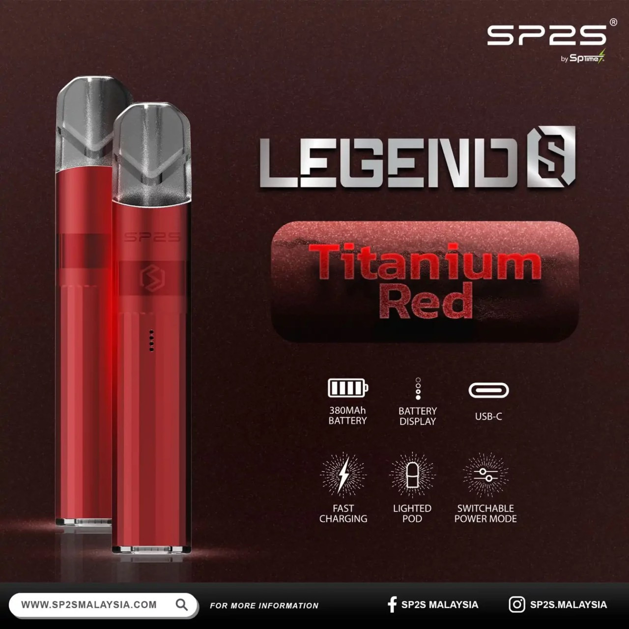 <p><strong>SP2S 鈦色主機<br />
一代通用/兩段式功率</strong></p>