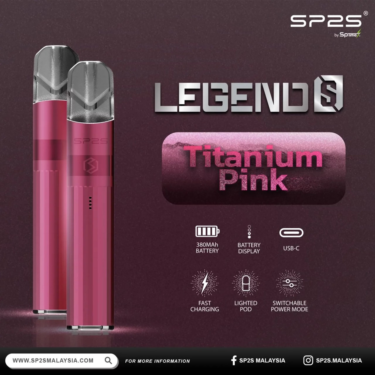 <p><strong>SP2S 鈦色主機<br />
一代通用/兩段式功率</strong></p>