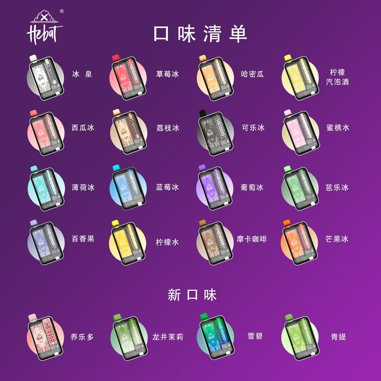 HEBAT喜貝拋棄式10000口