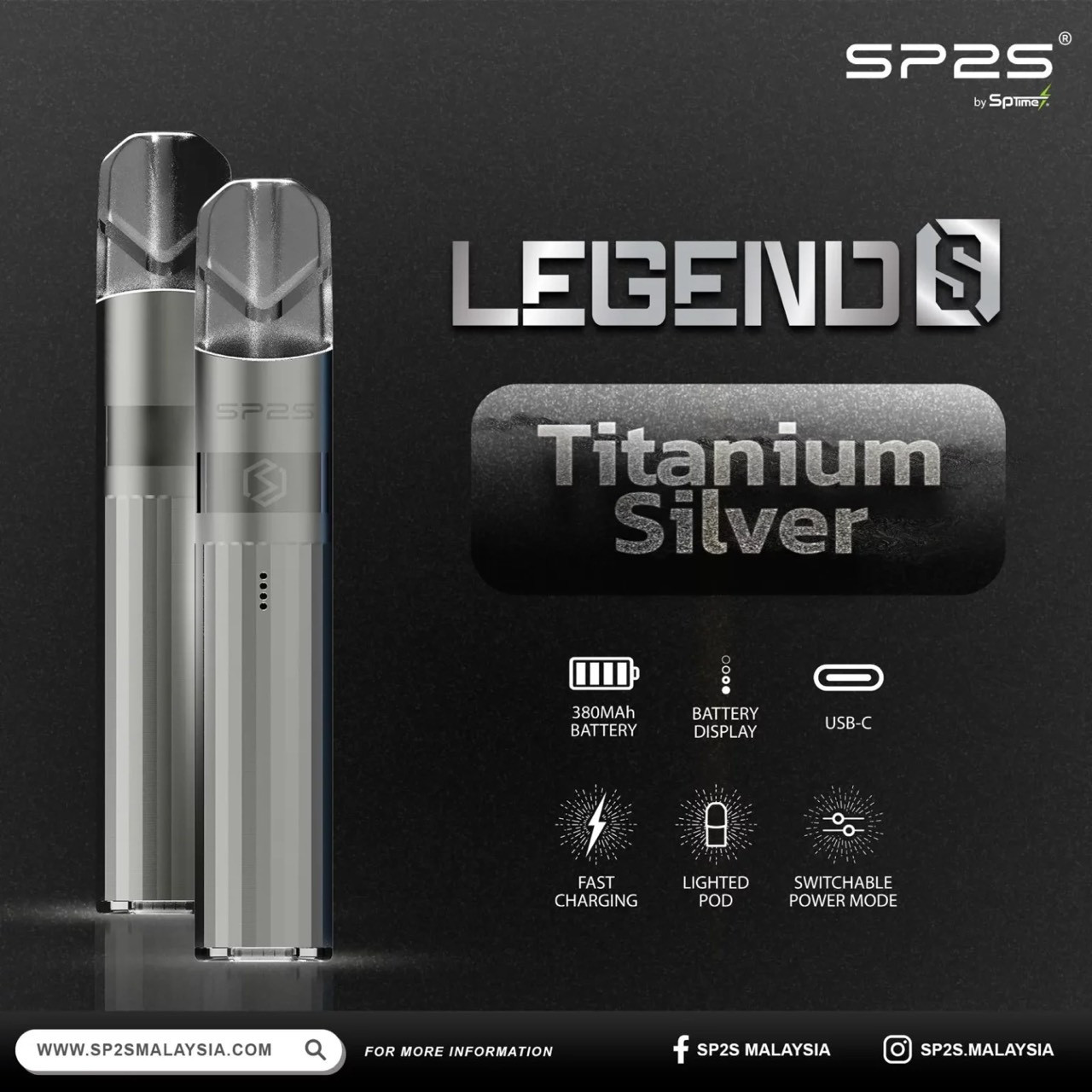 <p><strong>SP2S 鈦色主機<br />
一代通用/兩段式功率</strong></p>